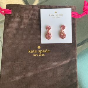 Kate Spade pink drop earrings!